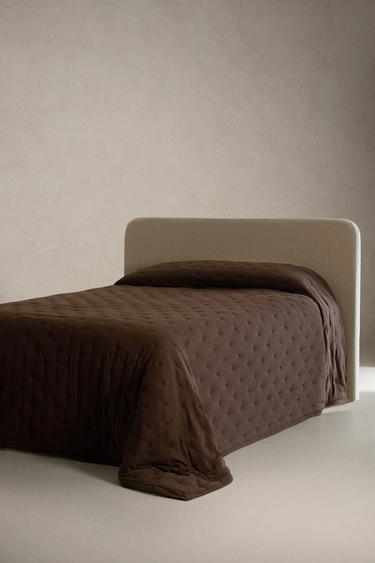 ÉDREDON MICROFIBRE - Marron foncé de Zara - Image 1
