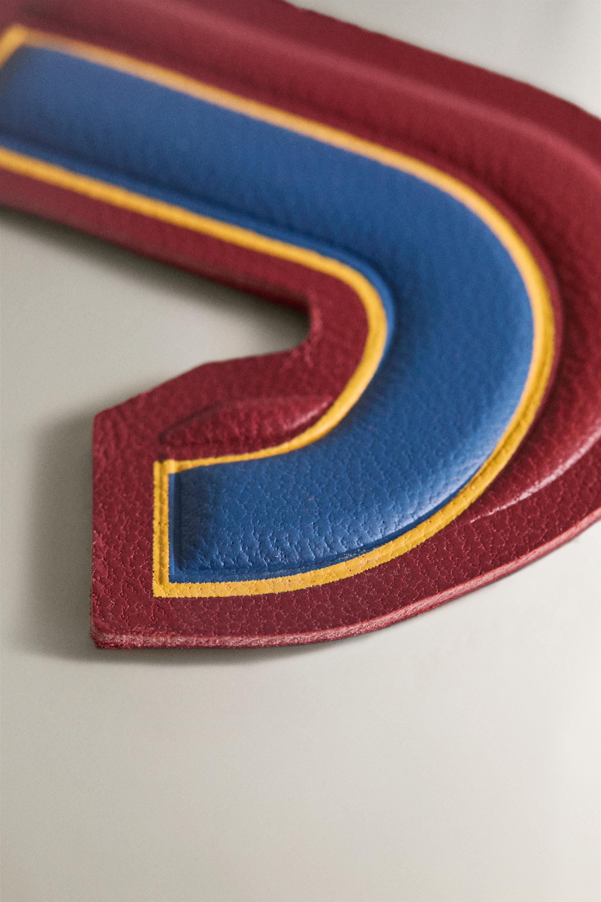 LEATHER LETTER J PATCH