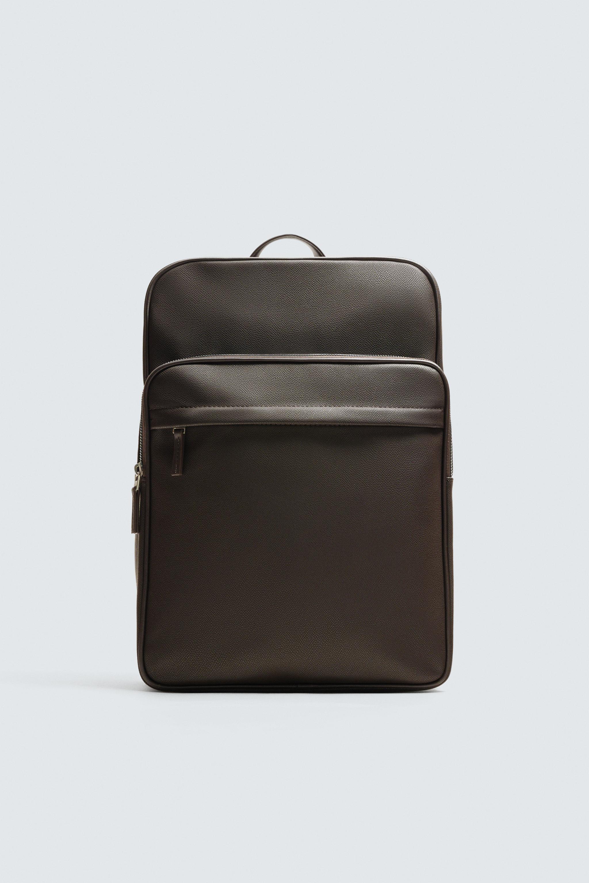 TEXTURE BACKPACK - Brown | ZARA United States