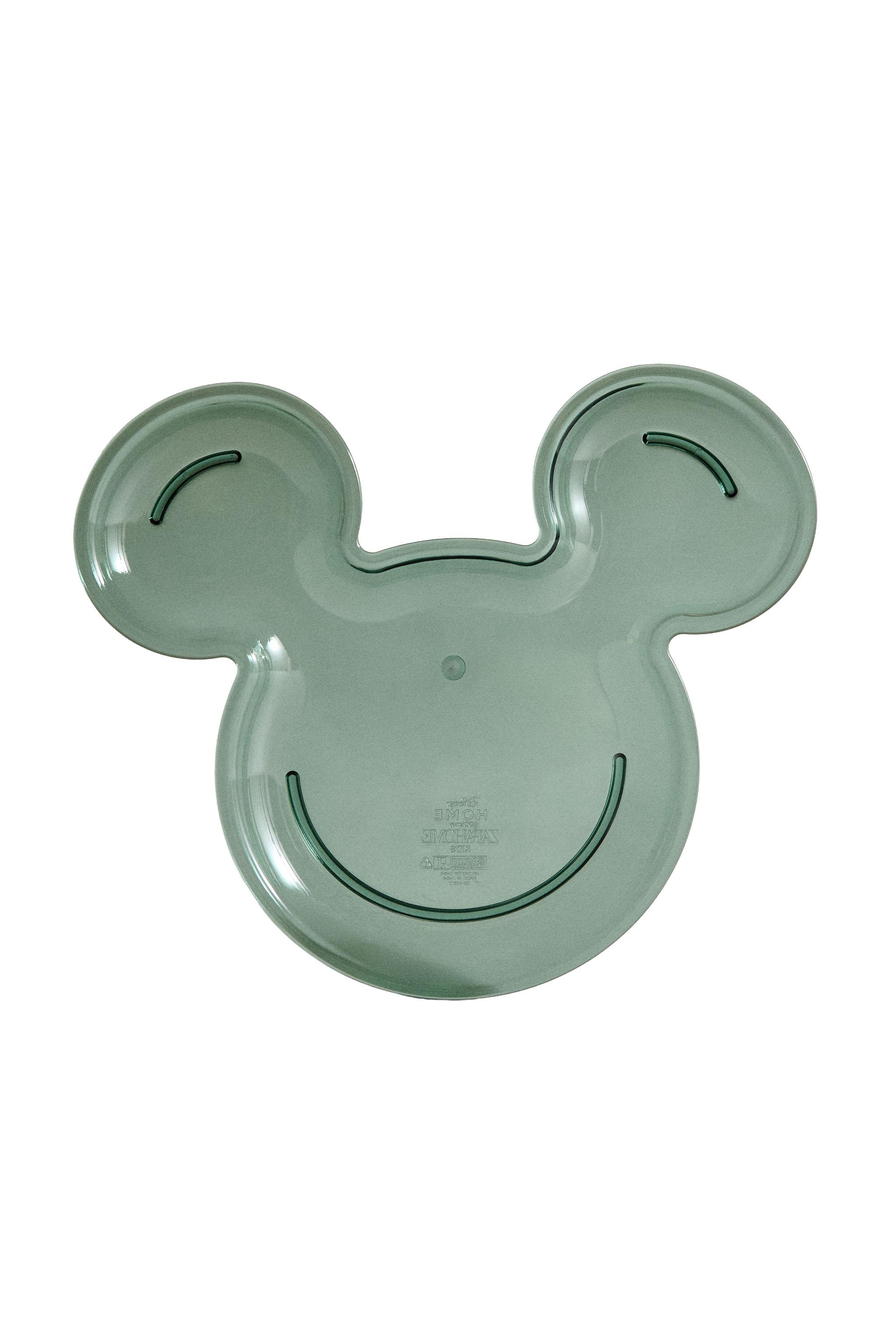 ミッキー＆ミニー ©DISNEY キッズプレート - グリーン | ZARA Japan / 日本