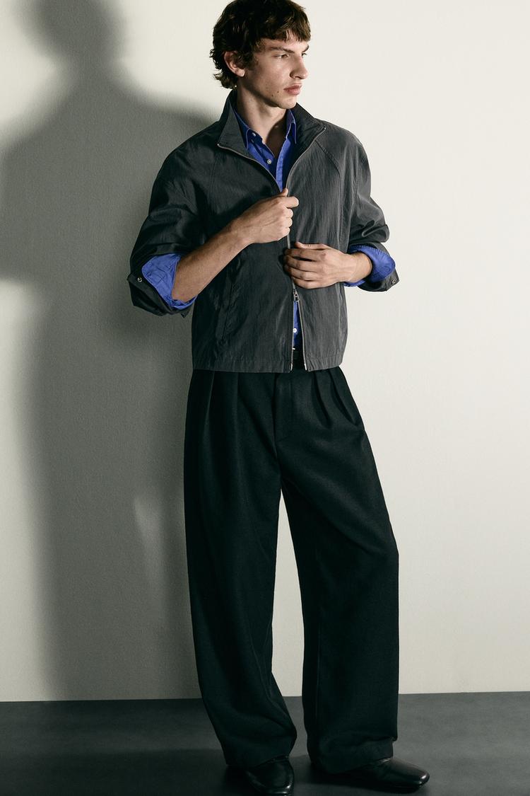 Chaqueta corta de corte fluido 5