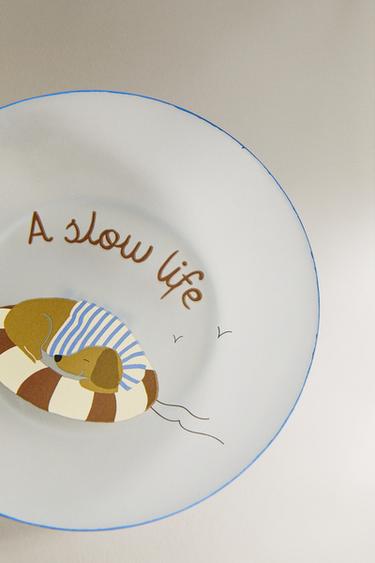 CHILDREN'S DOG BATHROOM SOAP DISH - Blue by Zara - Image 2