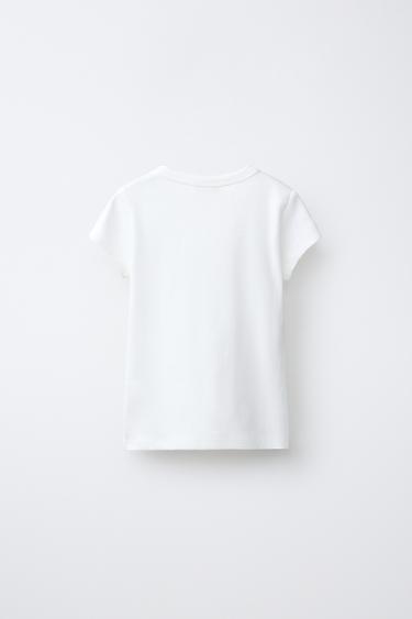 PRINTED POOL BALL T-SHIRT - White by Zara - Image 1