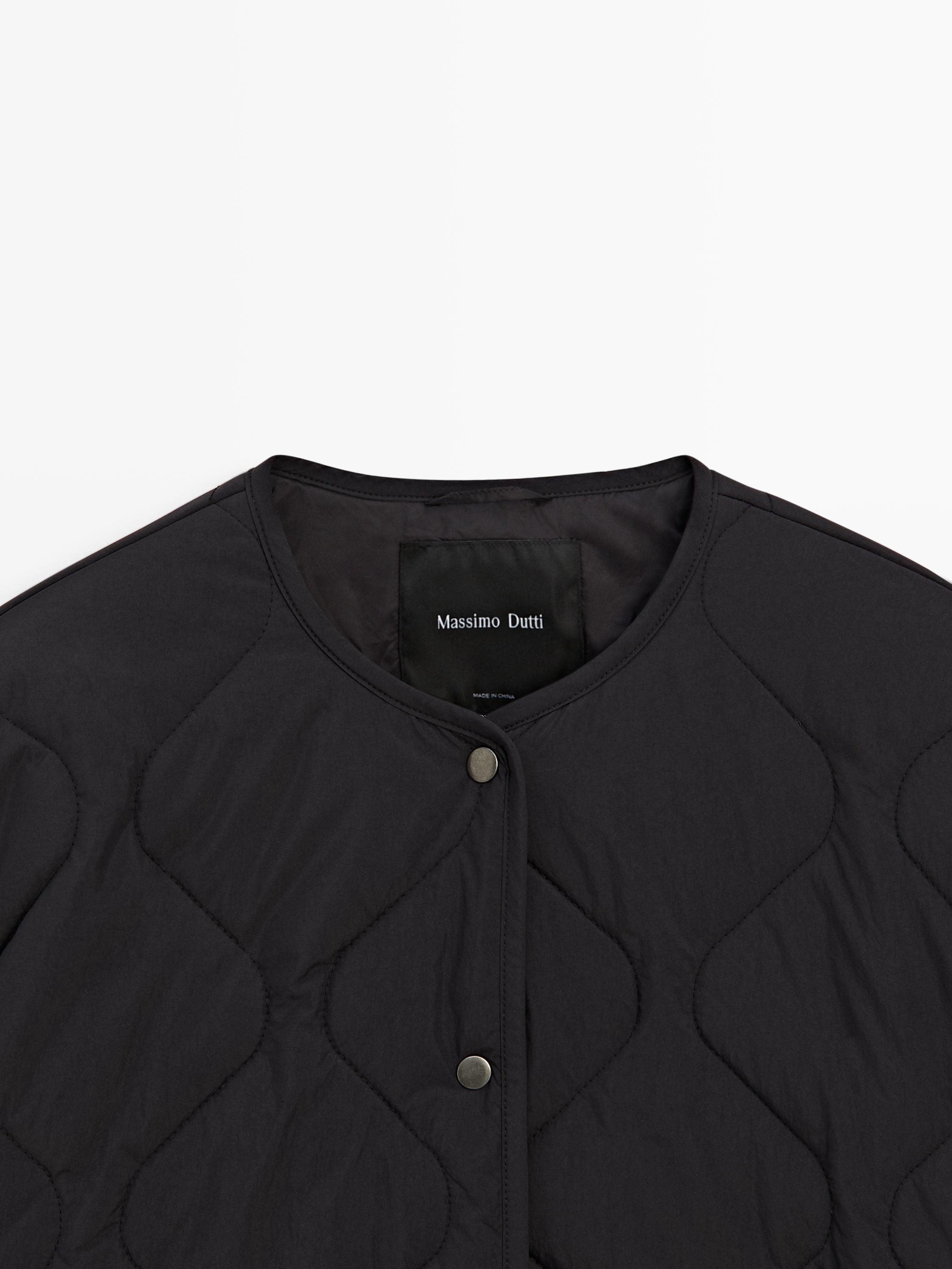 Quilted cape jacket