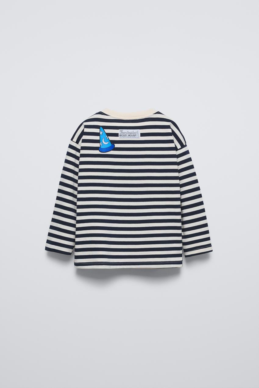 MICKEY MOUSE FANTASIA © DISNEY STRIPED T-SHIRT