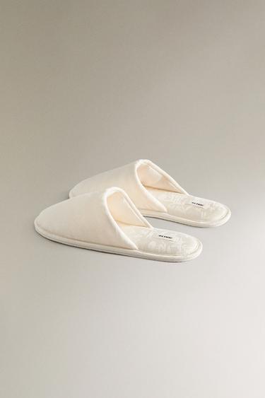 JACQUARD MULE SLIPPERS - Beige by Zara - Image 3