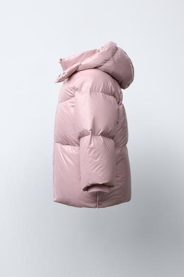 DOUDOUNE EN PLUME ET DUVET DÉPERLANTE - Rose de Zara - Image 2