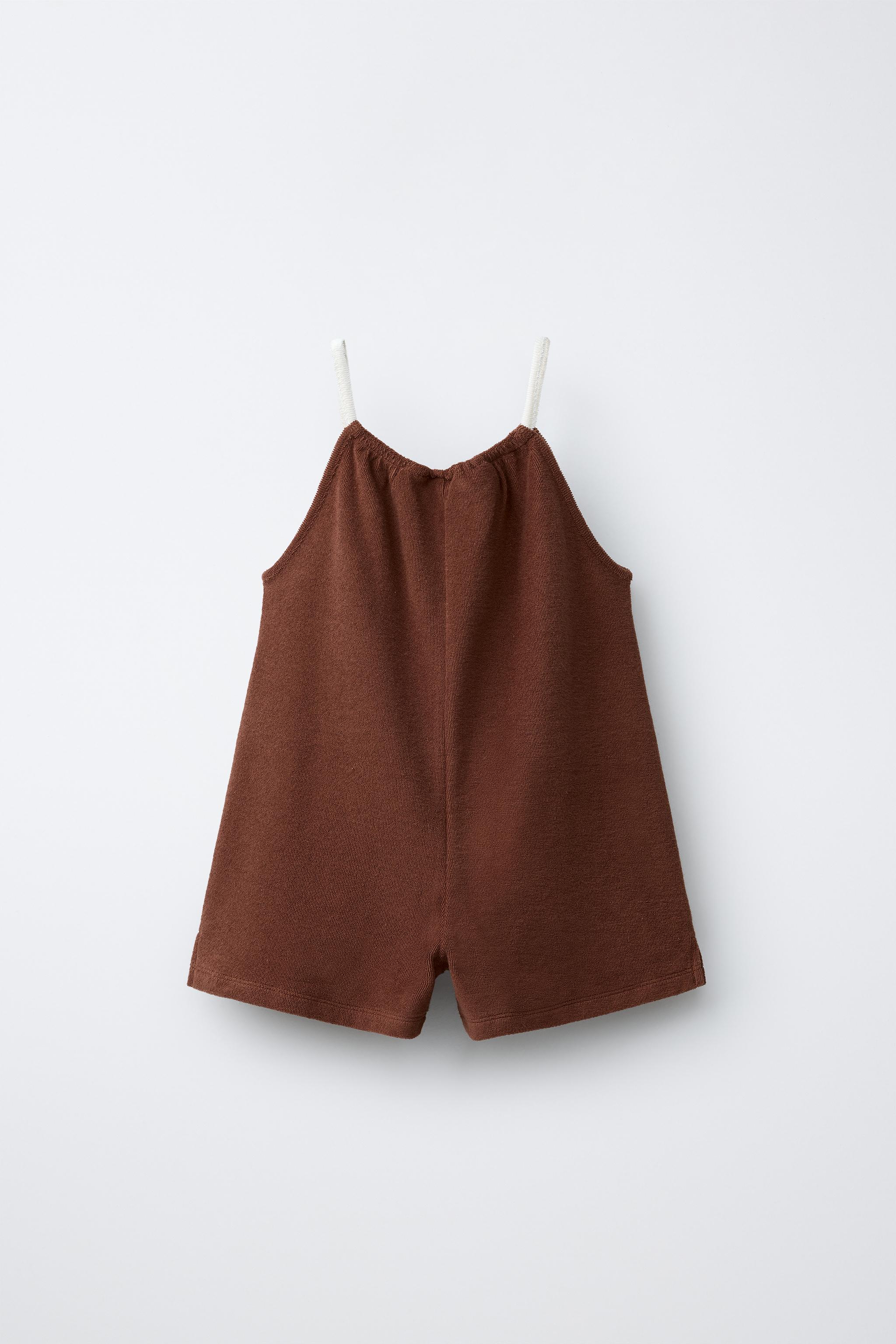 Детские комбинезоны Zara PUKAS SURF TERRY CLOTH SHORT JUMPSUIT — фото 2