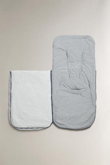 STRIPED BABY PUSHCHAIR SLEEPING BAG - Grey by Zara - Image 3