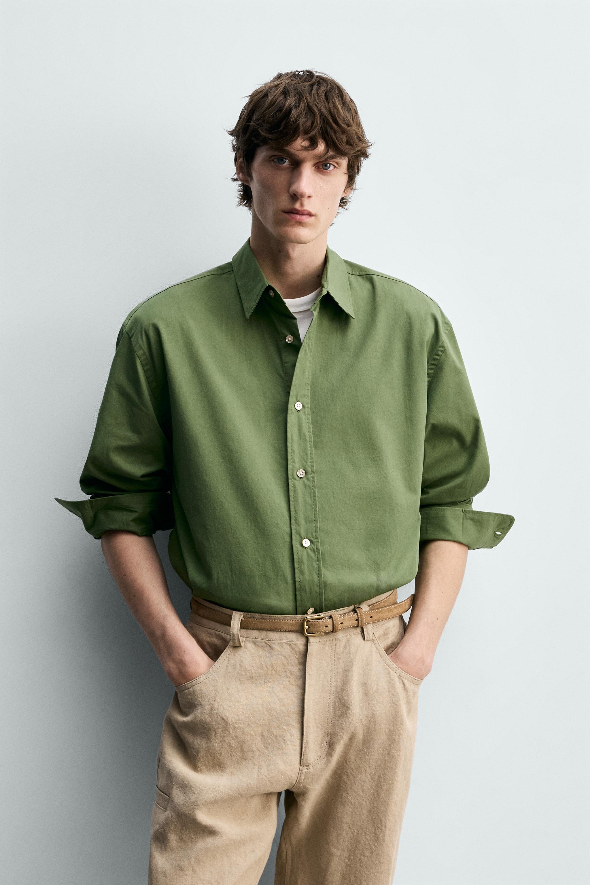 RELAXED FIT POPLİN GÖMLEK