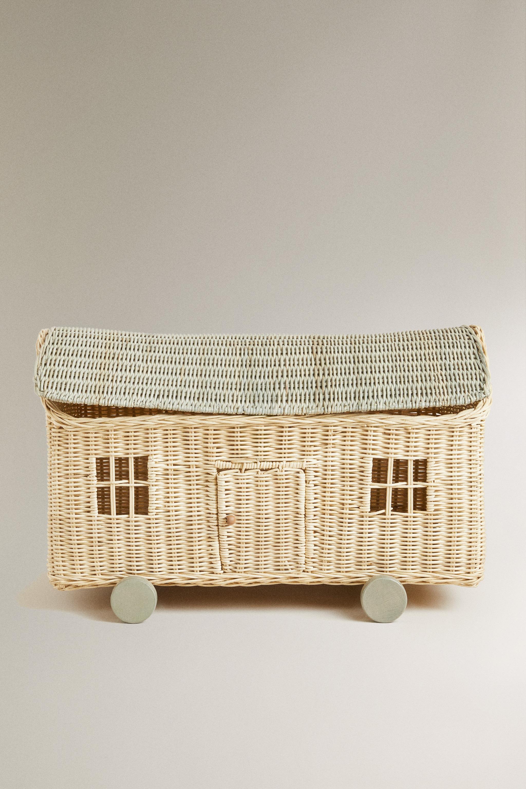 CHILDREN'S LARGE HOUSE BASKET - Light beige | ZARA United States