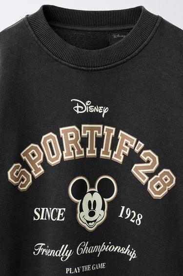 Zara WASHED EFFECT MICKEY MOUSE © DISNEY SWEATSHIRT - Anthracite grey