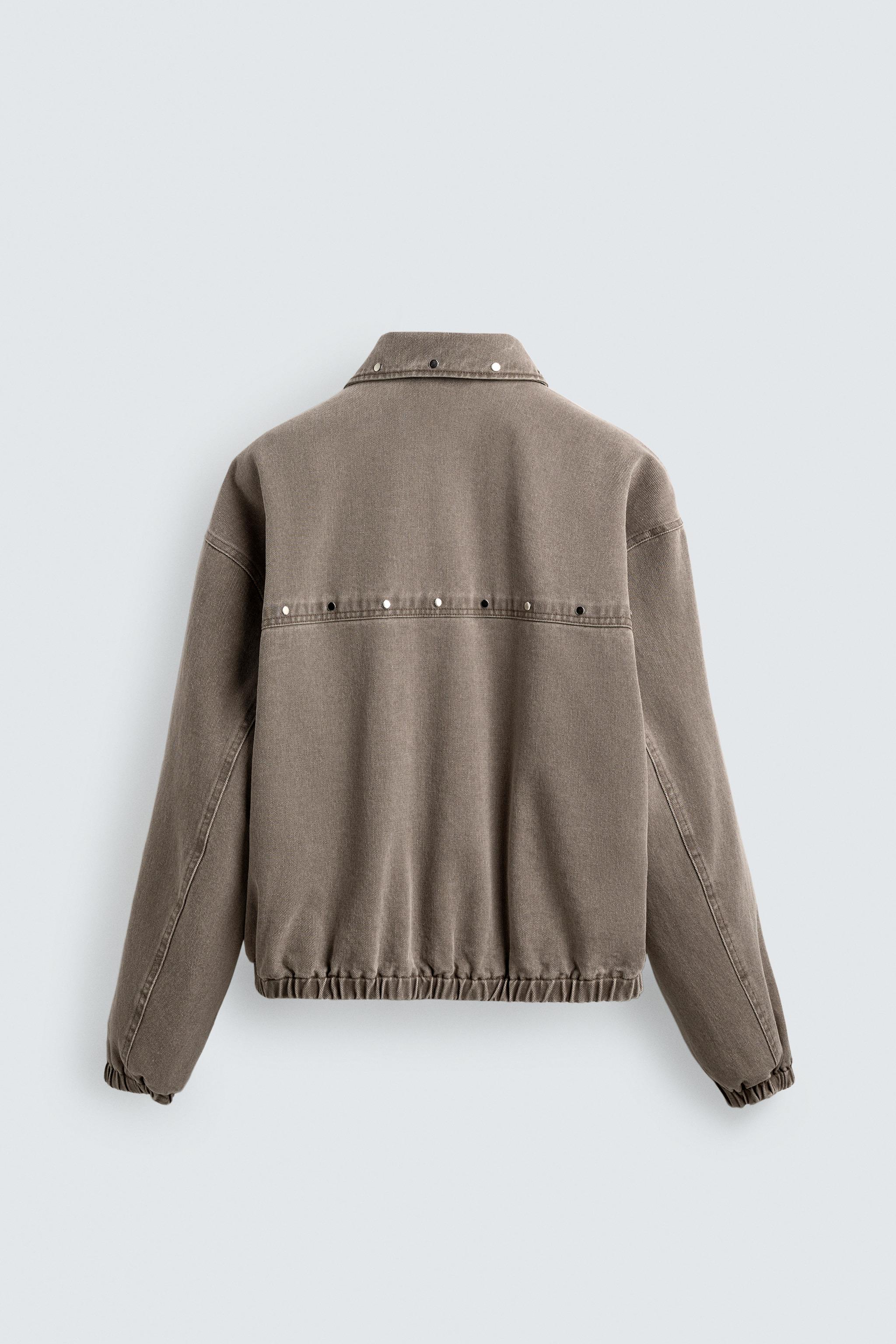 BLOUSON COUPE DÉCONTRACTÉE À CLOUS