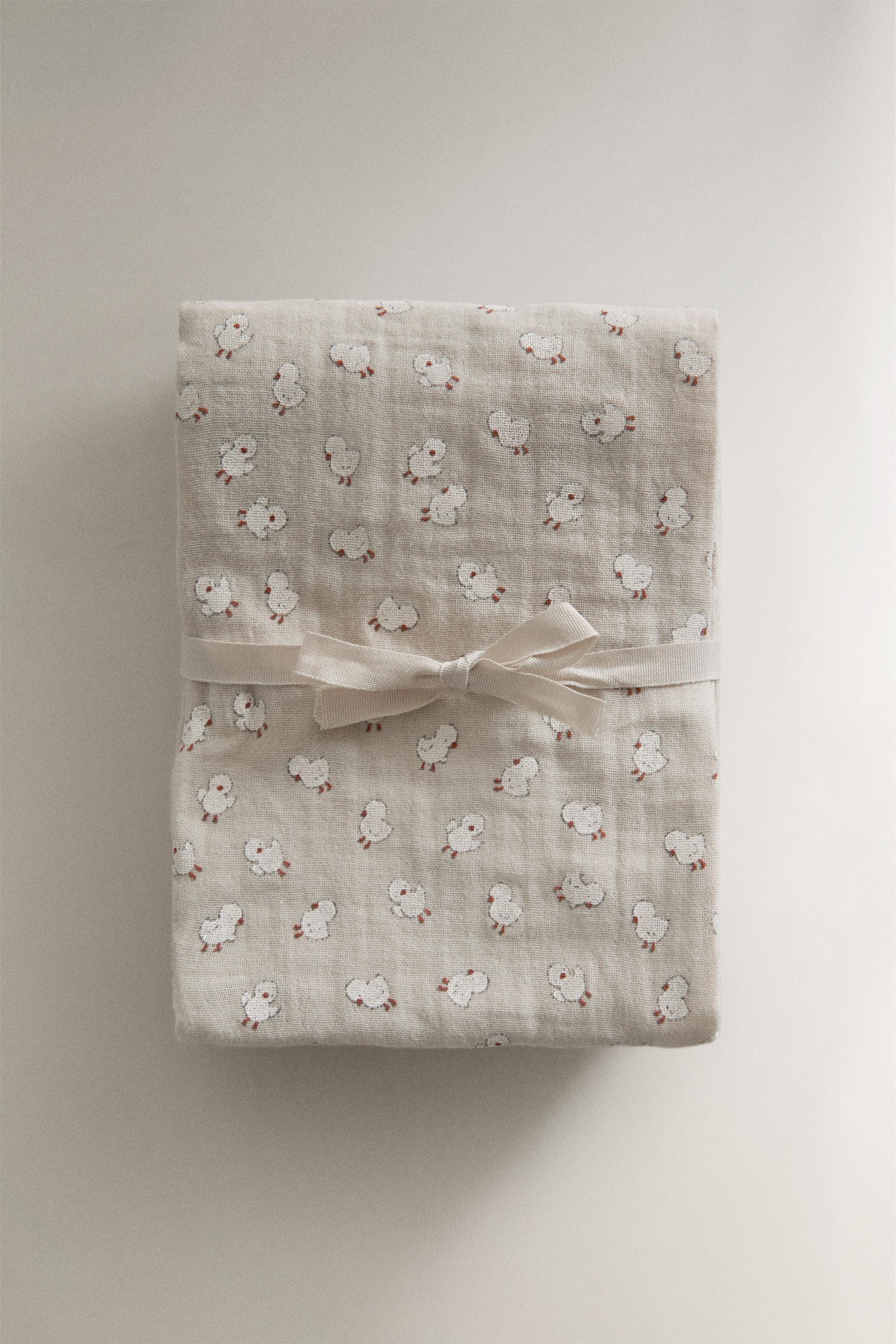 BABY CHICK MUSLIN CLOTHS (PACK OF 3)