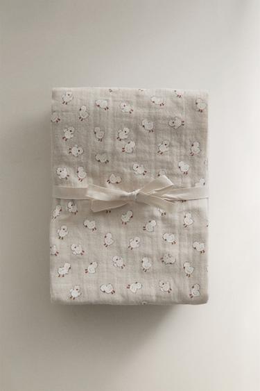 CHICK BABY MUSLIN CLOTHS (PACK OF 3) - Grey by Zara - Image 0