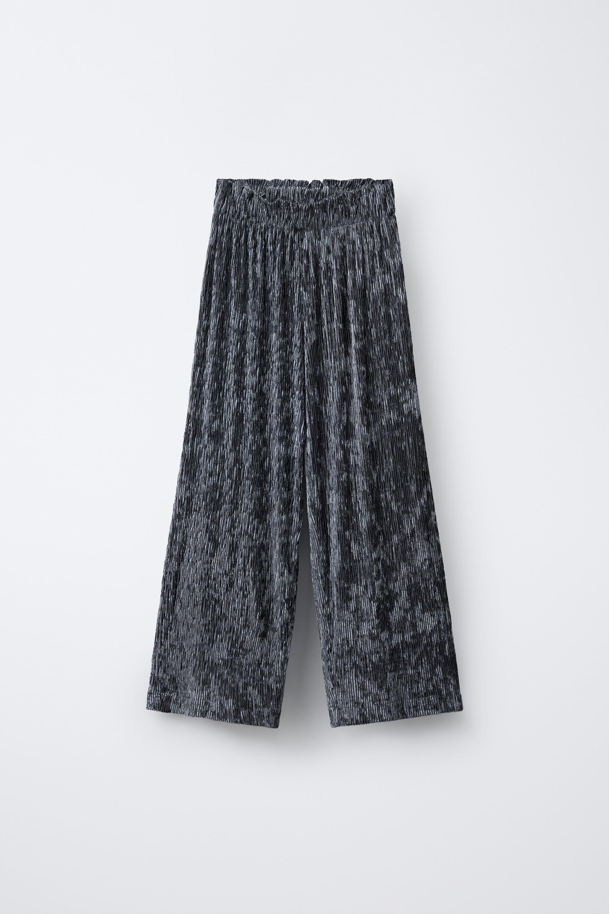 PANTALON JUPE-CULOTTE EN VELOURS