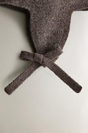 CHILDREN'S CASHMERE HAT - Brown by Zara - Image 2