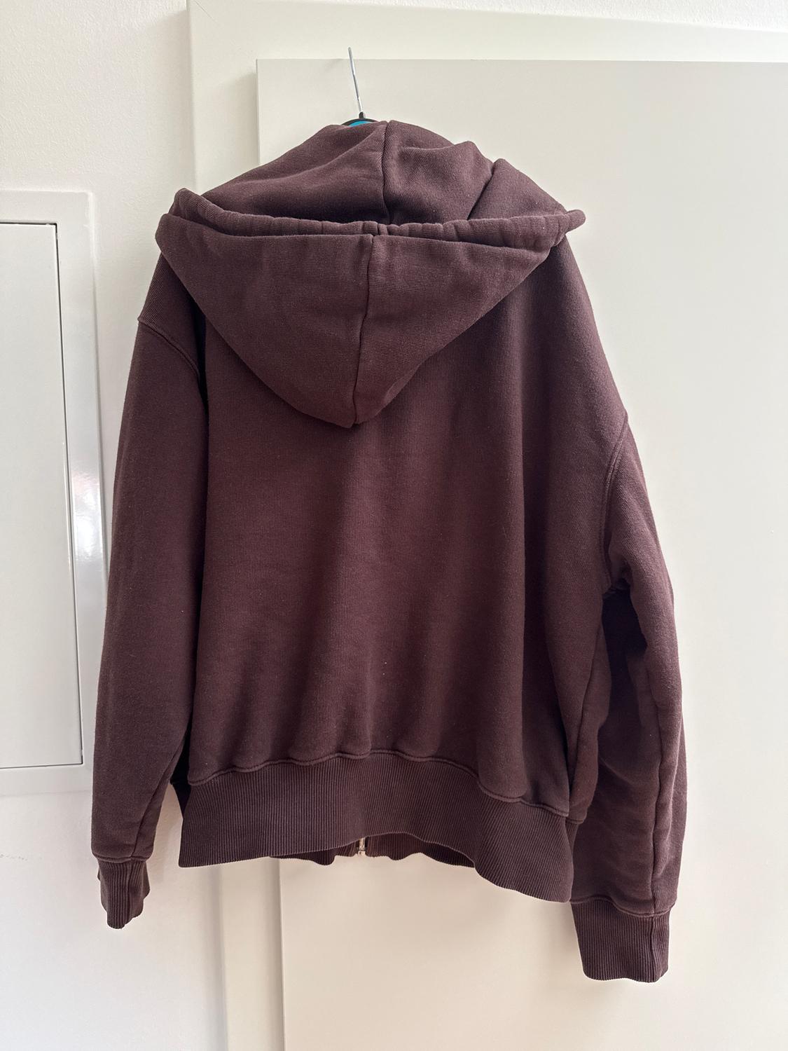 WASHED-EFFECT ZIP-UP HOODIE - Image 4