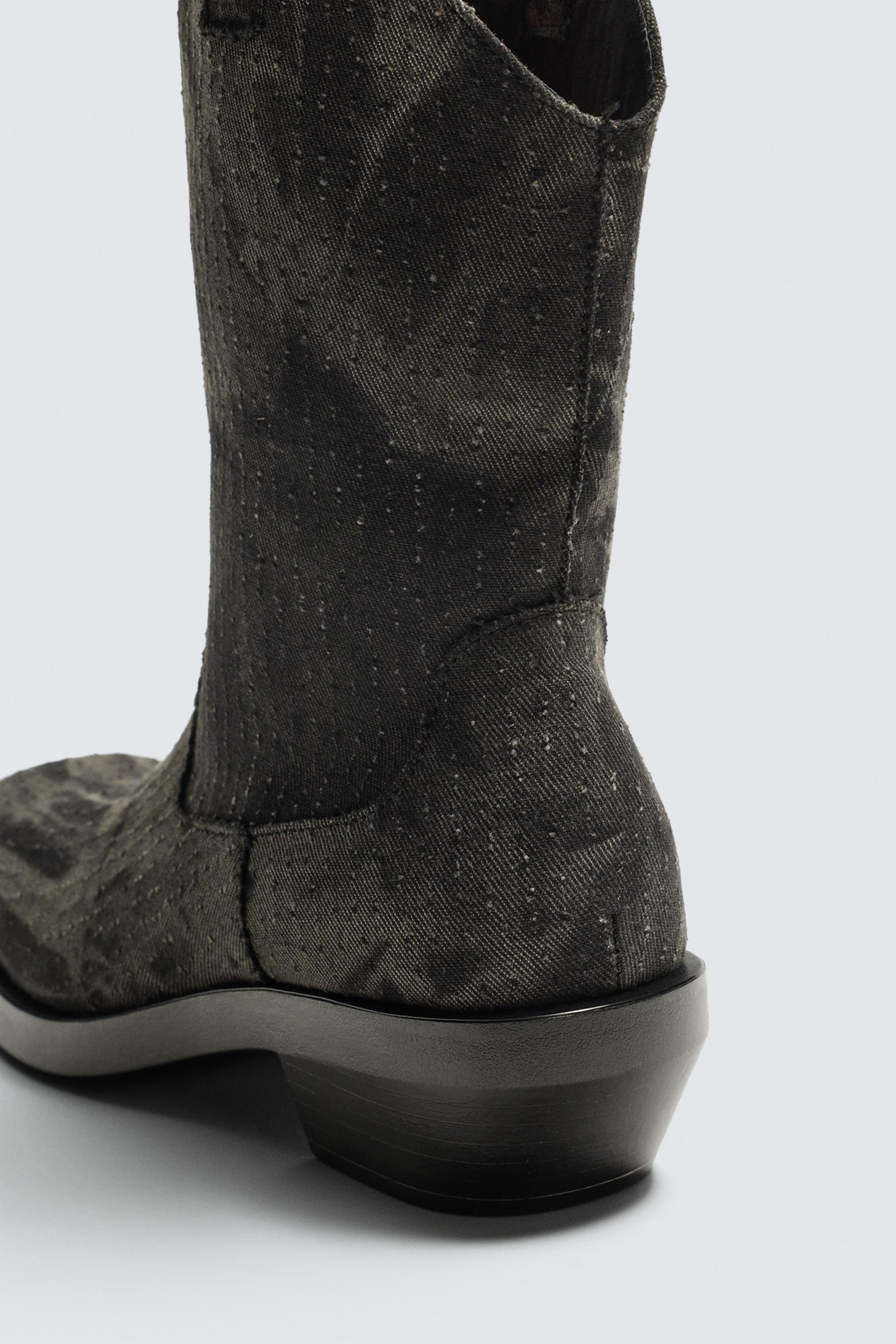 BOTTES COW-BOY EN DENIM