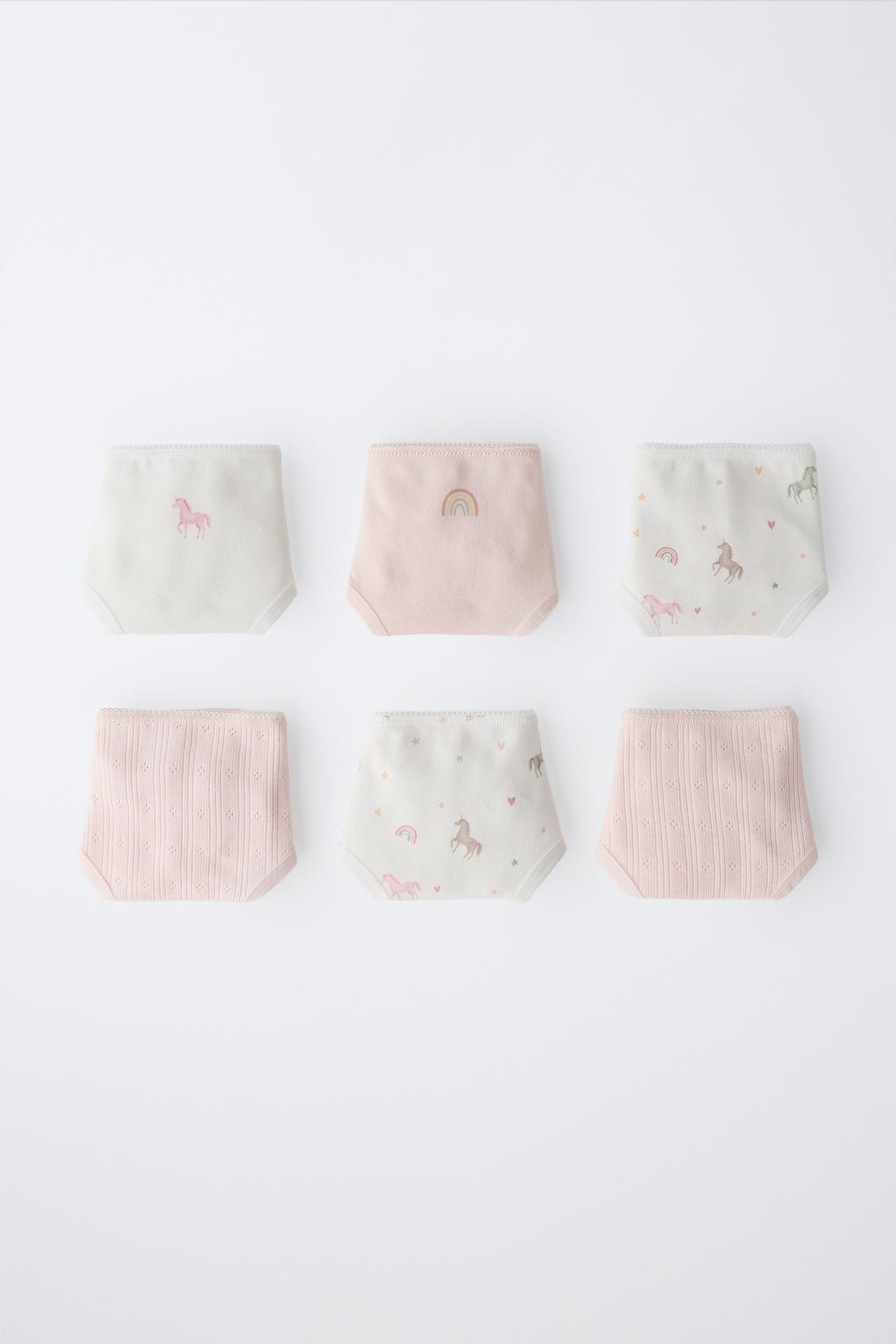 1.5-6 YEARS / 6-PACK OF UNICORN UNDERWEAR — Multicolored