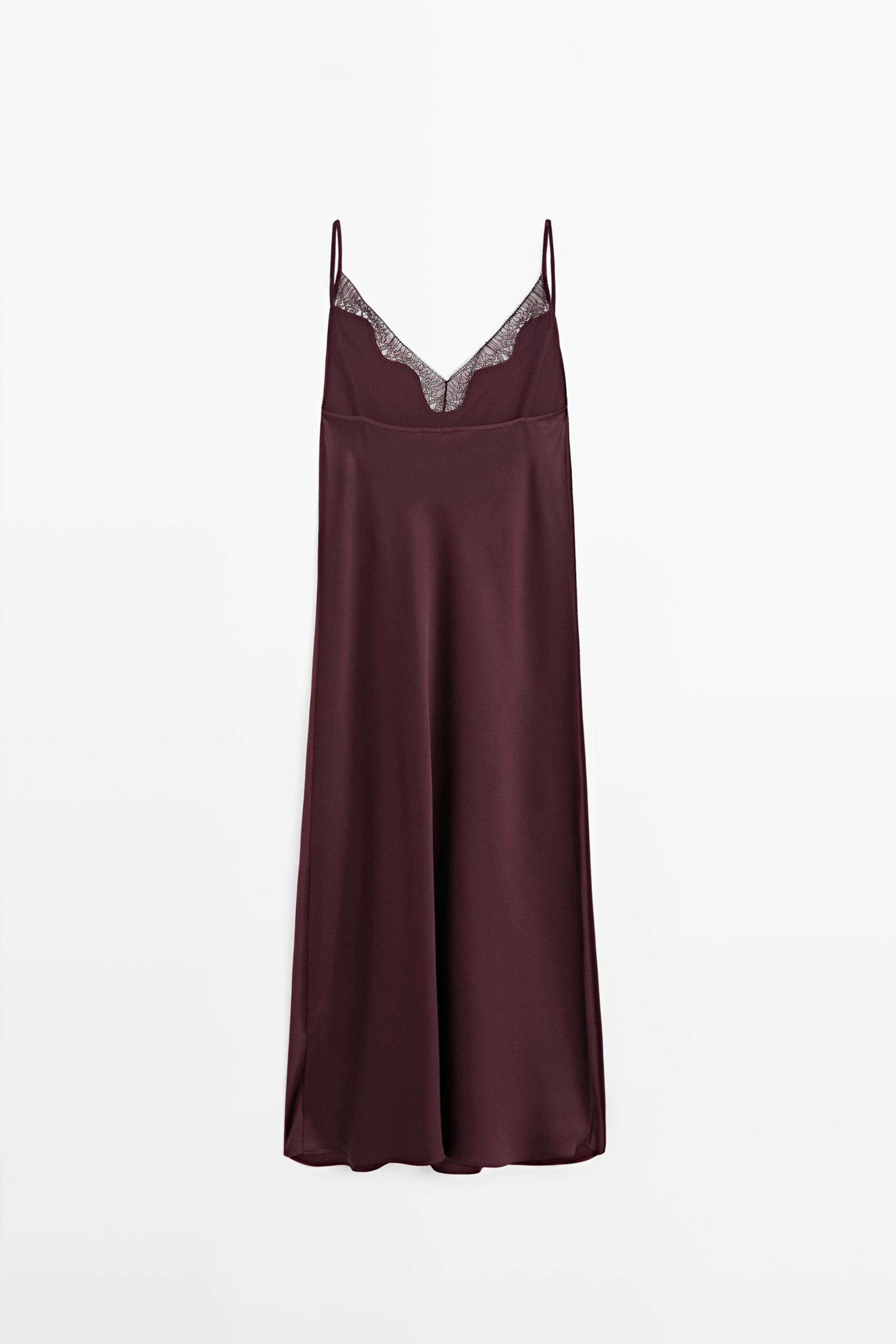 Robe midi fluide style nuisette