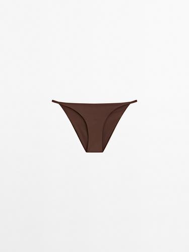 Zara Bikini bottoms with thin straps - Brown