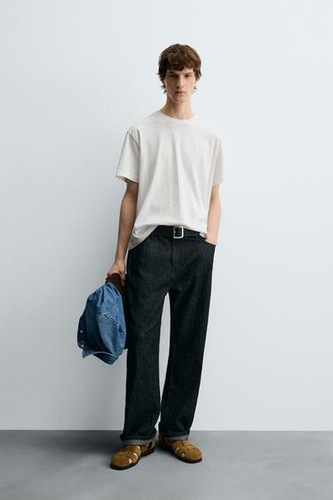 Zara SIESTA TEXT T-SHIRT - White