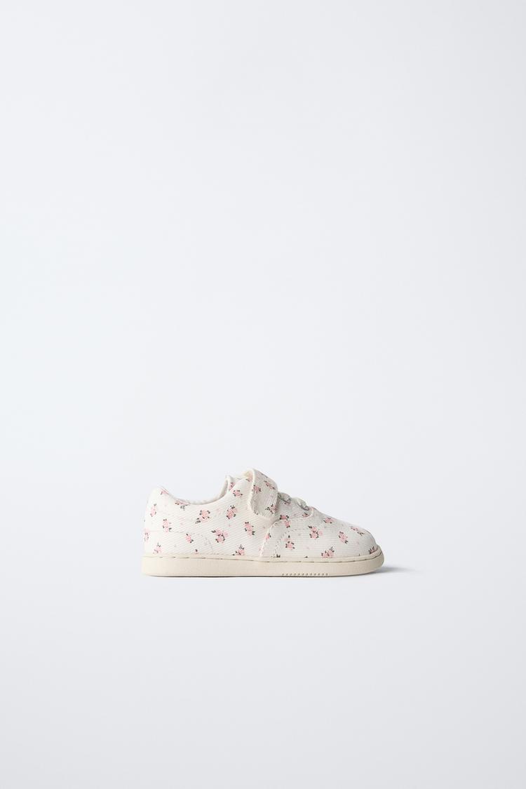 Zara Slip On Sneakers CuÃ±a Zara GIÀY SNEAKER HOA BAREFOOT Hồng