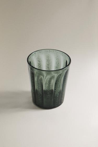 VERRE ACRYLIQUE BULLES - Vert de Zara - Image 1