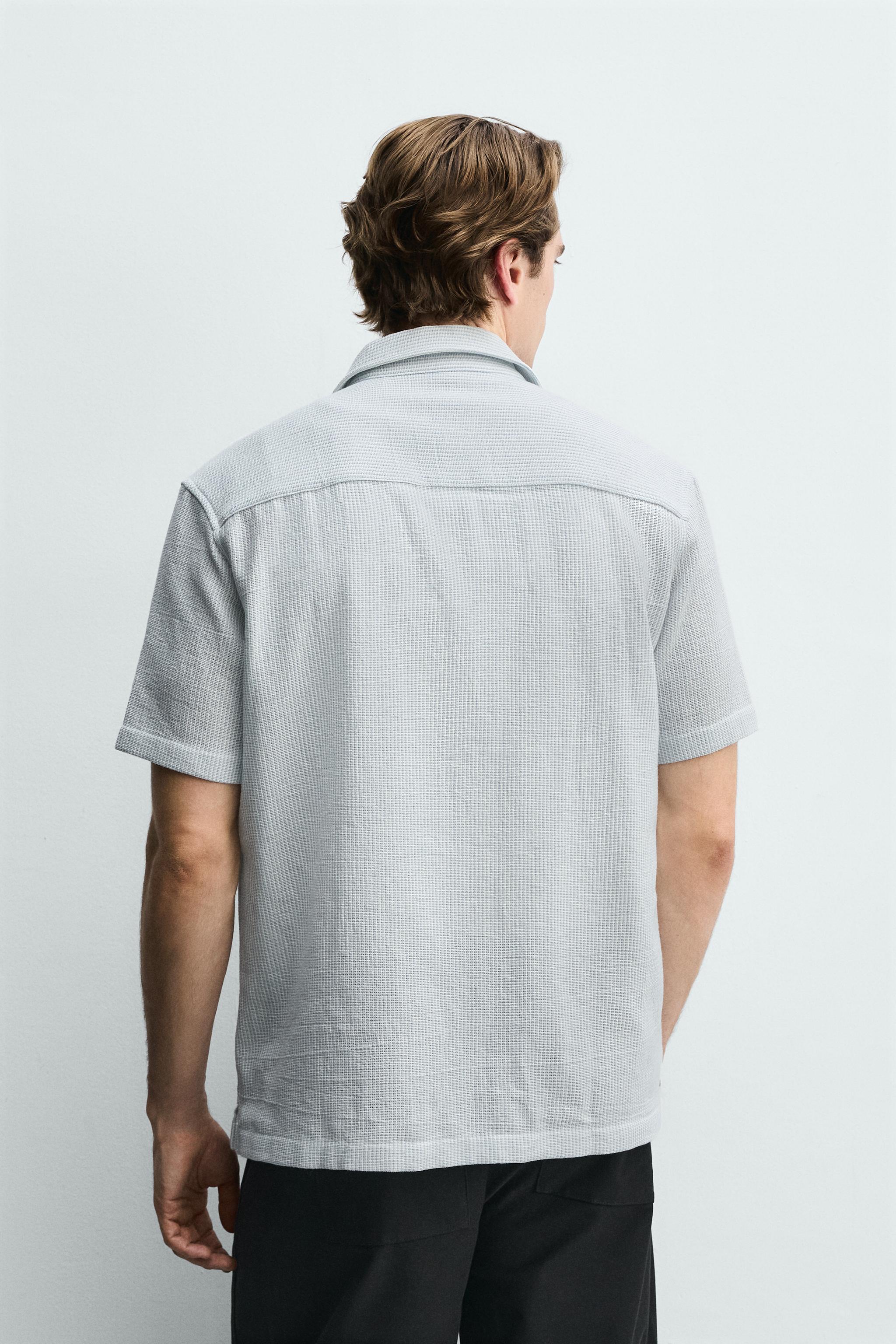 REGULAR FIT TEXTURED SHIRT - thumbnail 9