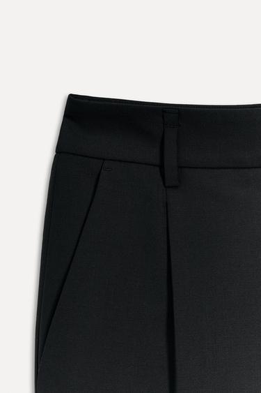 PANTALON À PINCES CONTENANT DE LA LAINE 50E ANNIVERSAIRE - Noir de Zara - Image 4