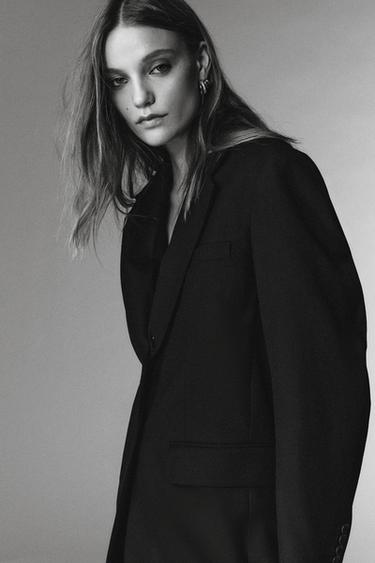 VESTE AVEC DE LA LAINE LIMITED EDITION - Noir de Zara - Image 1