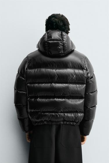 100% FEATHER WATER-REPELLENT DOWN JACKET - Black by Zara - Image 2