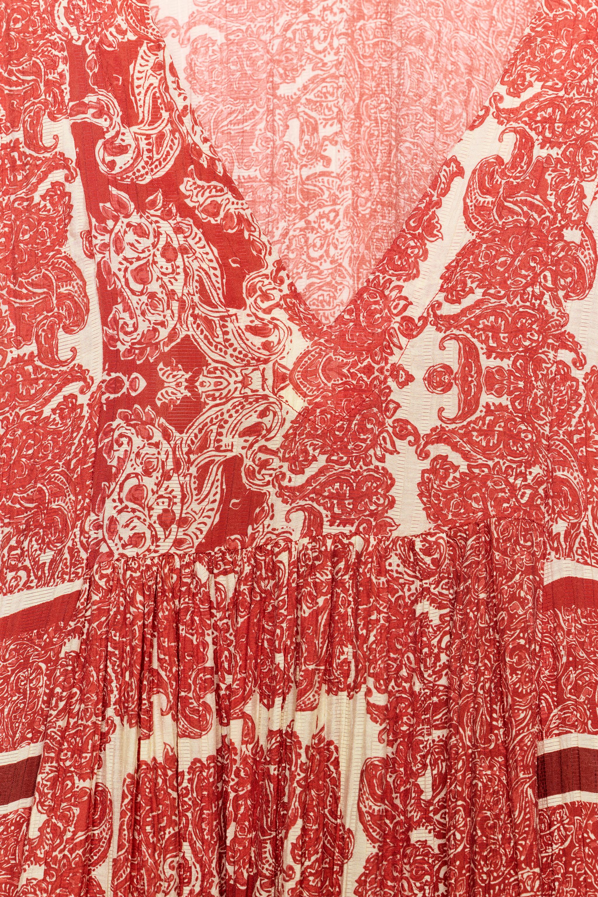 ZW COLLECTION PRINTED MIDI DRESS