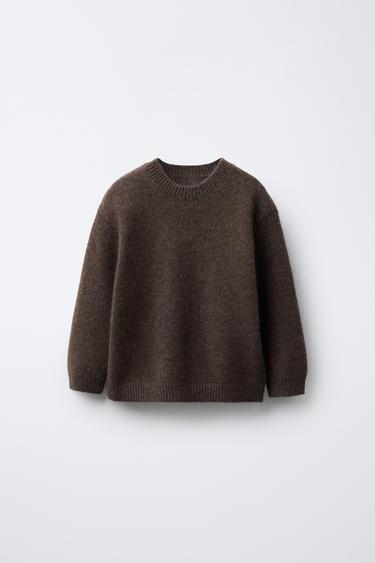 JERSEY 100% CASHMERE BENSIMON ® X ZARA  - Marrón vigoré de Zara