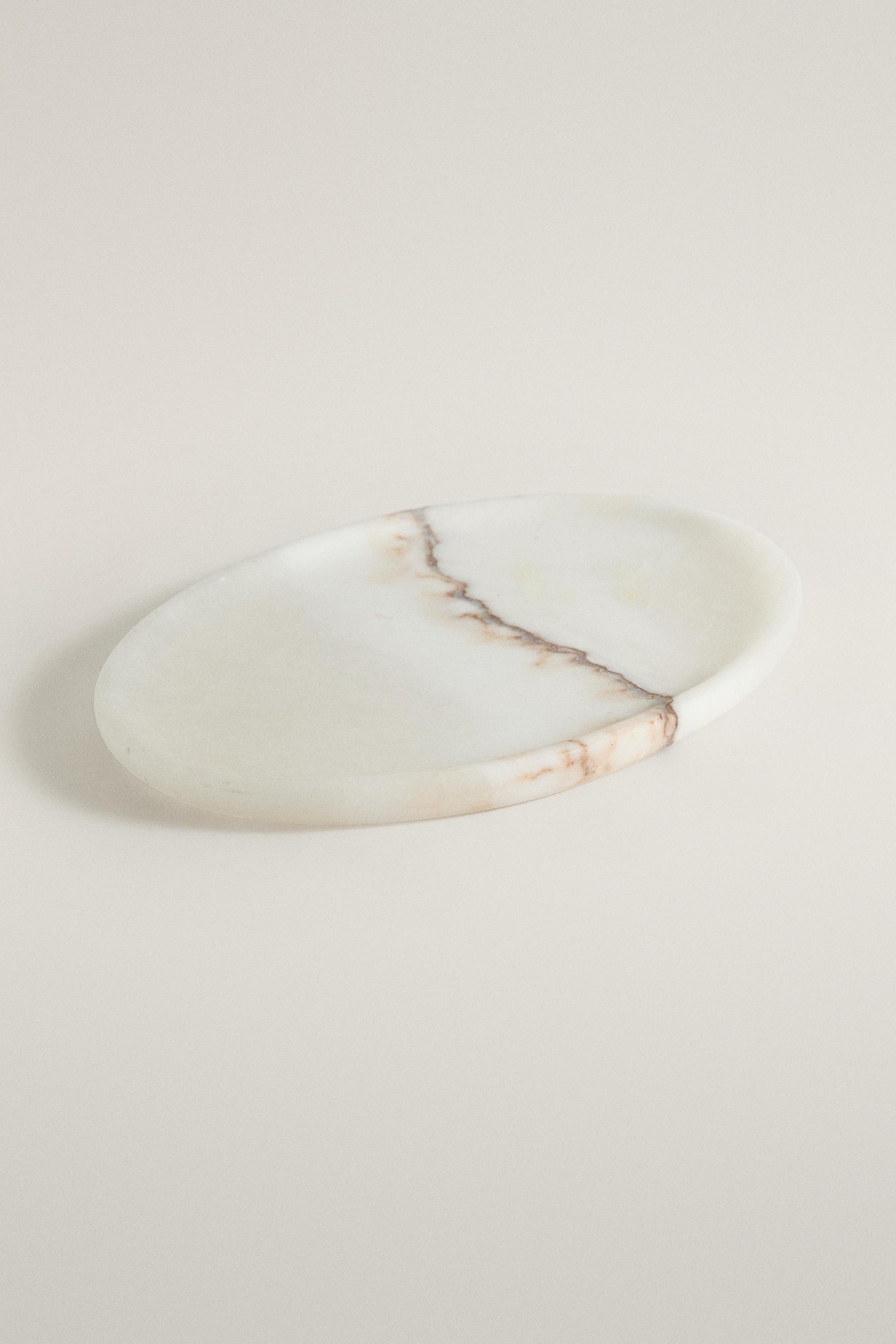 OVAL ALABASTER TRAY