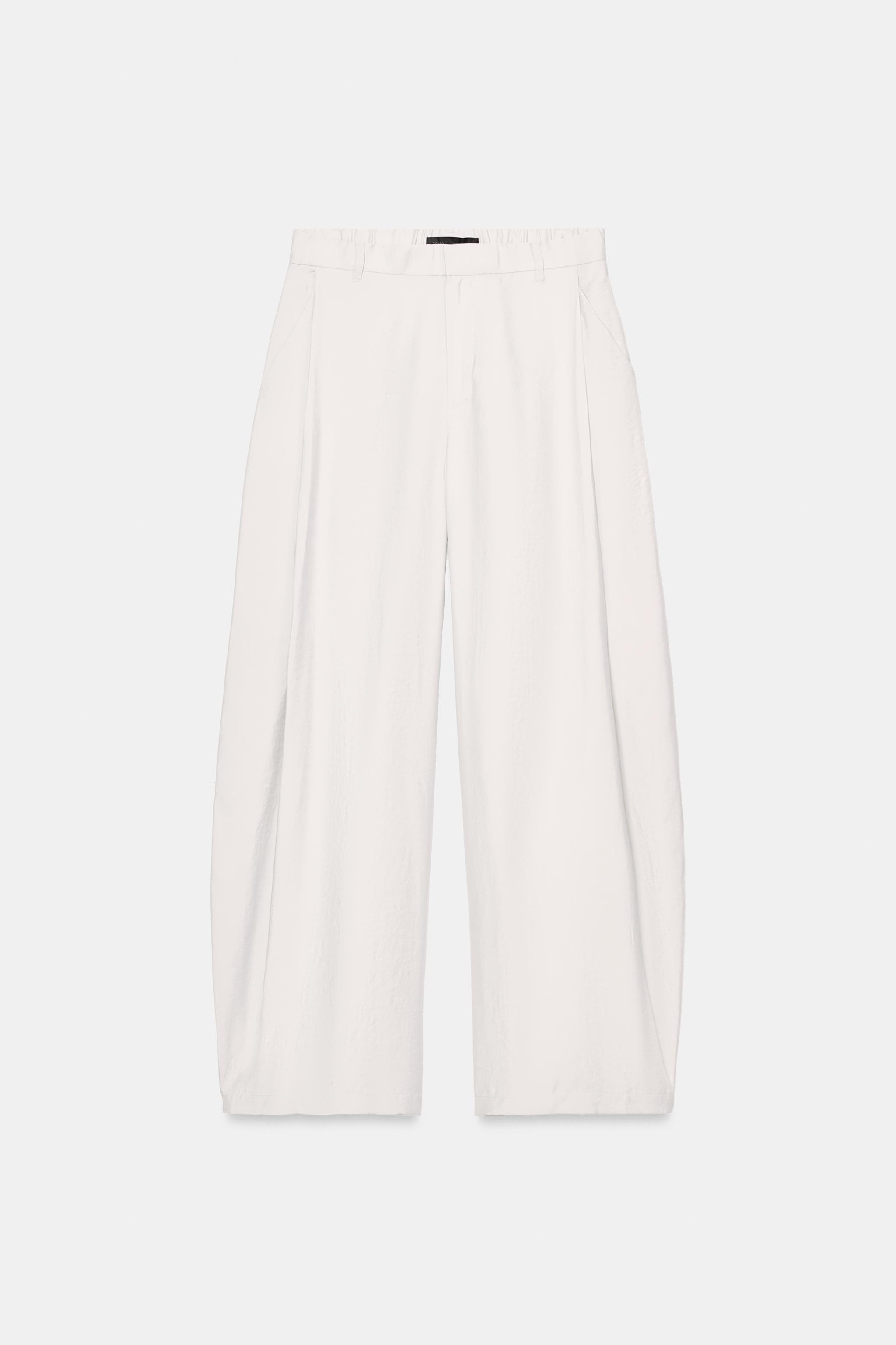 PANTALON FLUIDE À PLIS