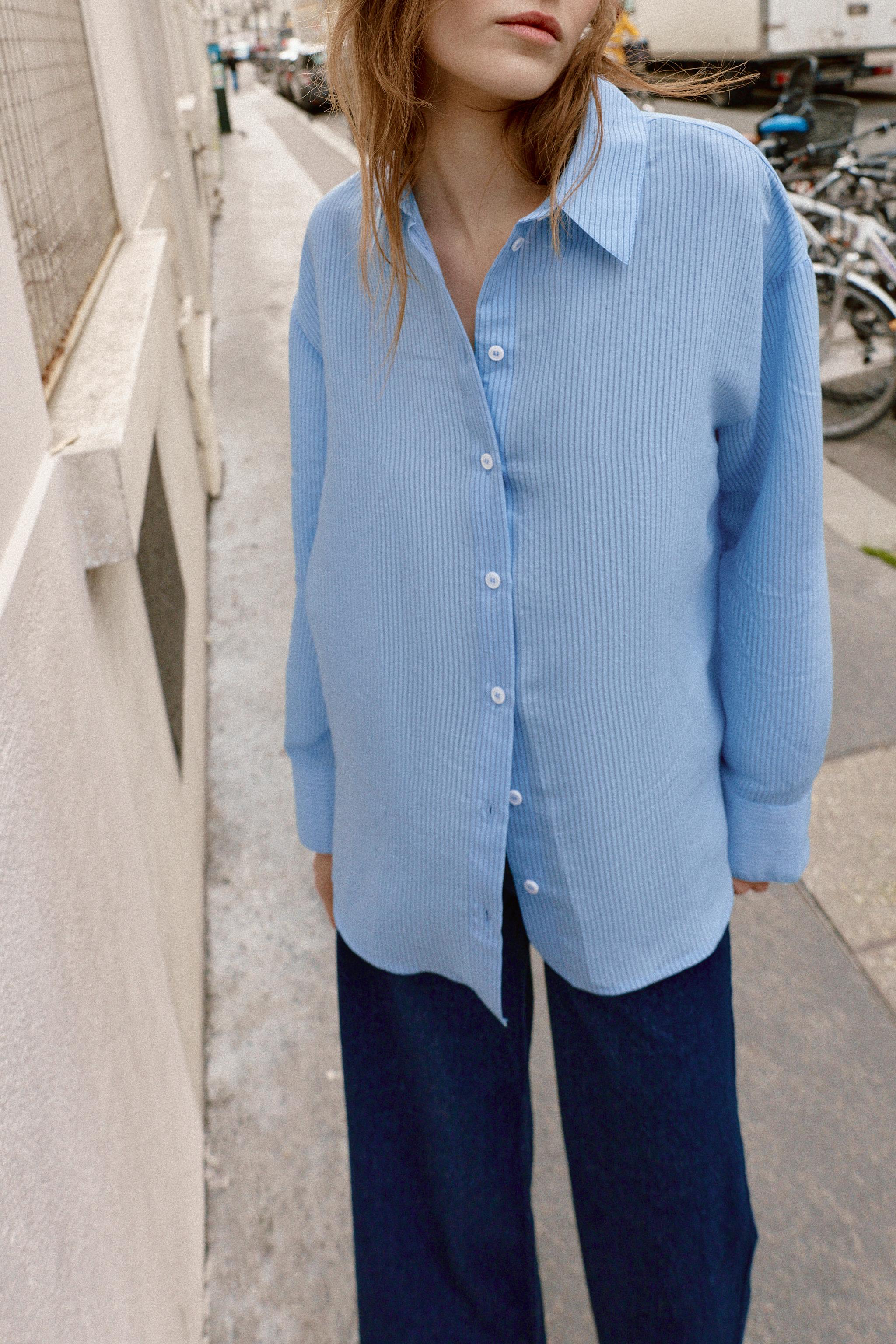OVERSIZED STRIPED SHIRT