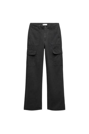 HIGH-RISE STRAIGHT TRF CARGO TROUSERS