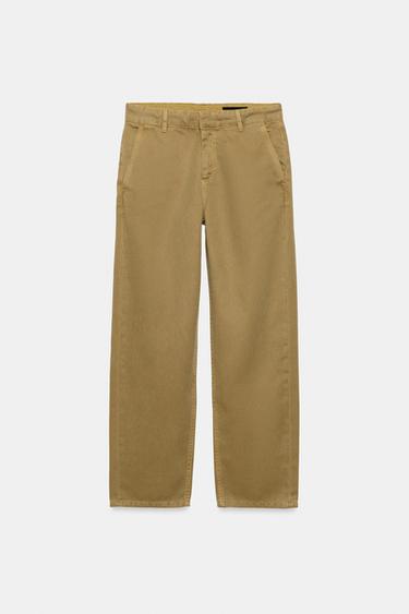 PANTALON CHINO ZW COLLECTION - Kaki de Zara - Image 6