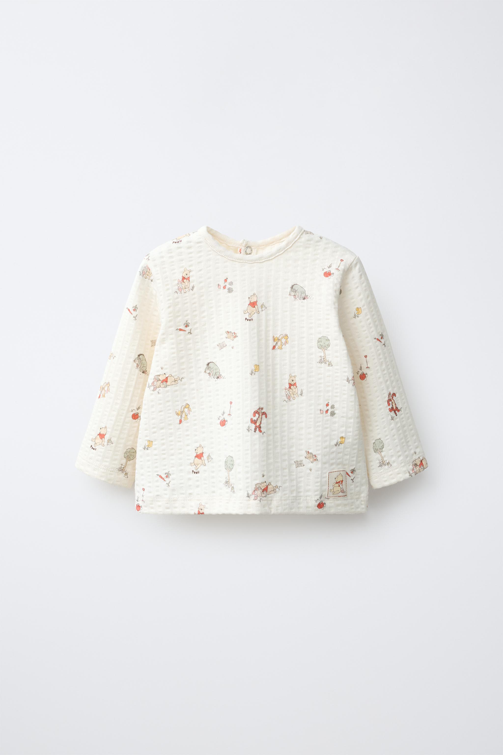 WINNIE THE POOH © DISNEY TEXTURED T-SHIRT — Multicolored