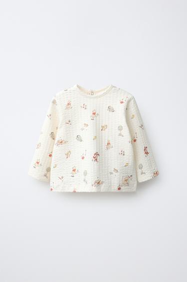 WINNIE THE POOH © DISNEY ТЕКСТУРАЛЫ ФУТБОЛКА - Түрлі-түсті Zara компаниясынан