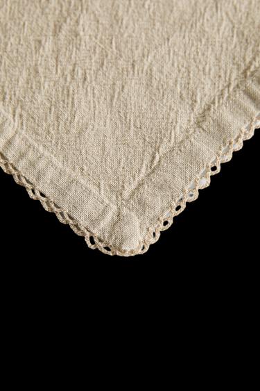 Zara PACK OF PLAIN DYED THREAD NAPKINS (PACK OF 2) - Taupe gray