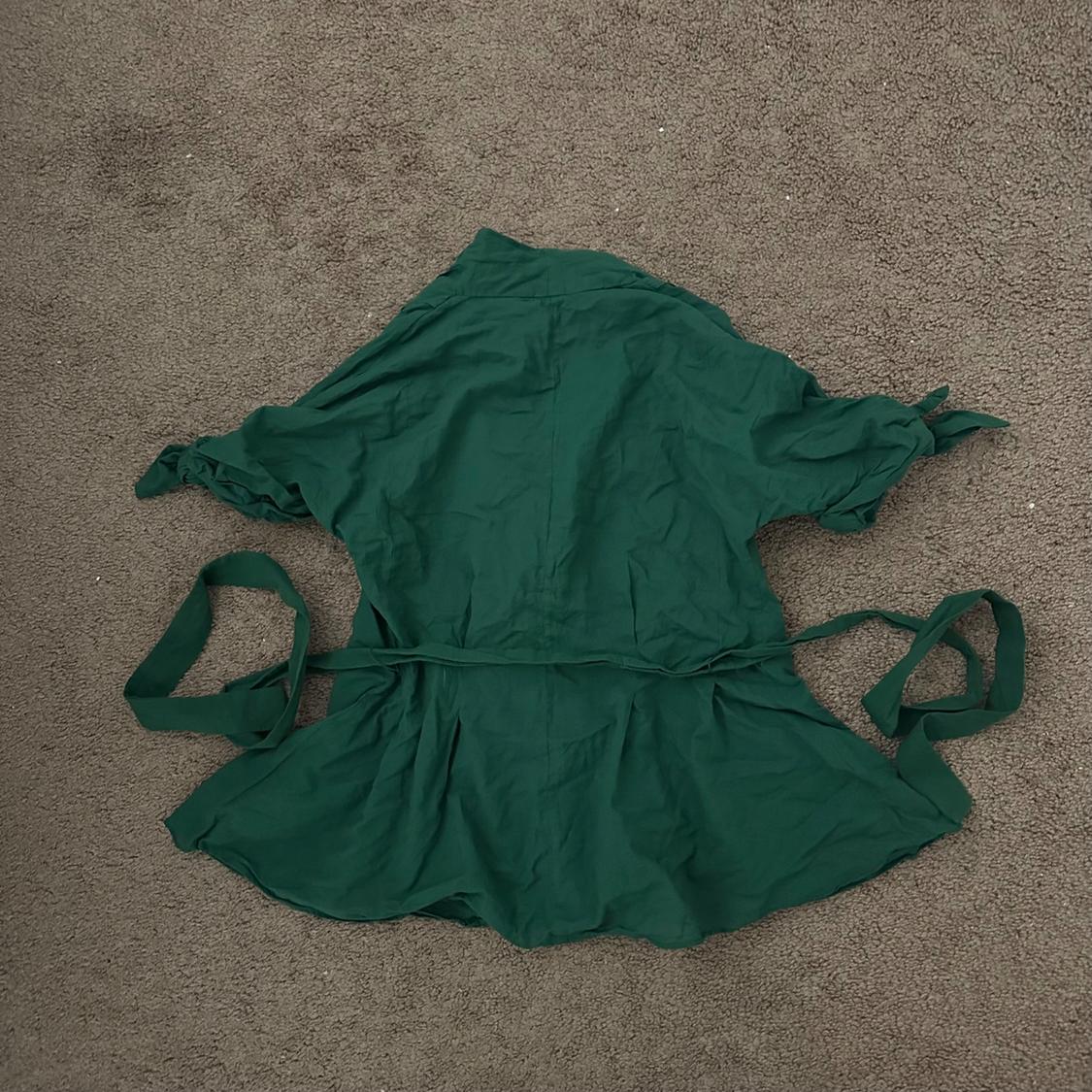 BELTED PLEATED SHIRT ZW COLLECTION - Image 2