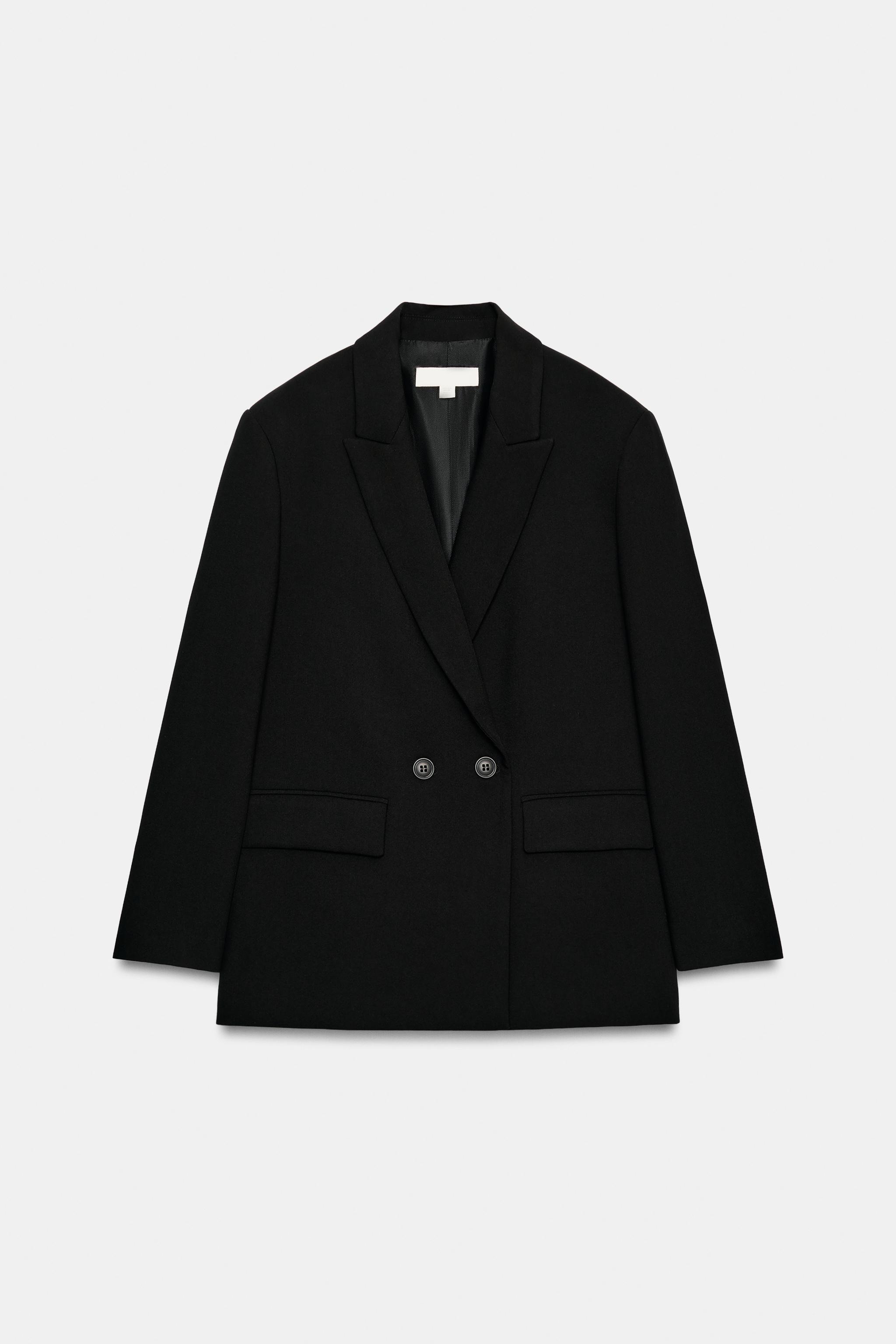 Женские пиджаки Zara OVERSIZED DOUBLE-BREASTED BLAZER