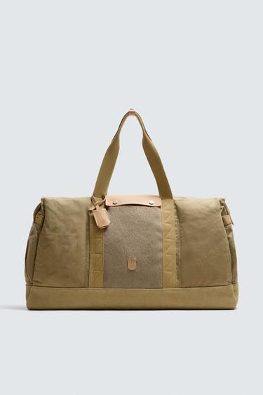 SHOPPER AUS STOFF X SR_A - Sandfarbe von Zara