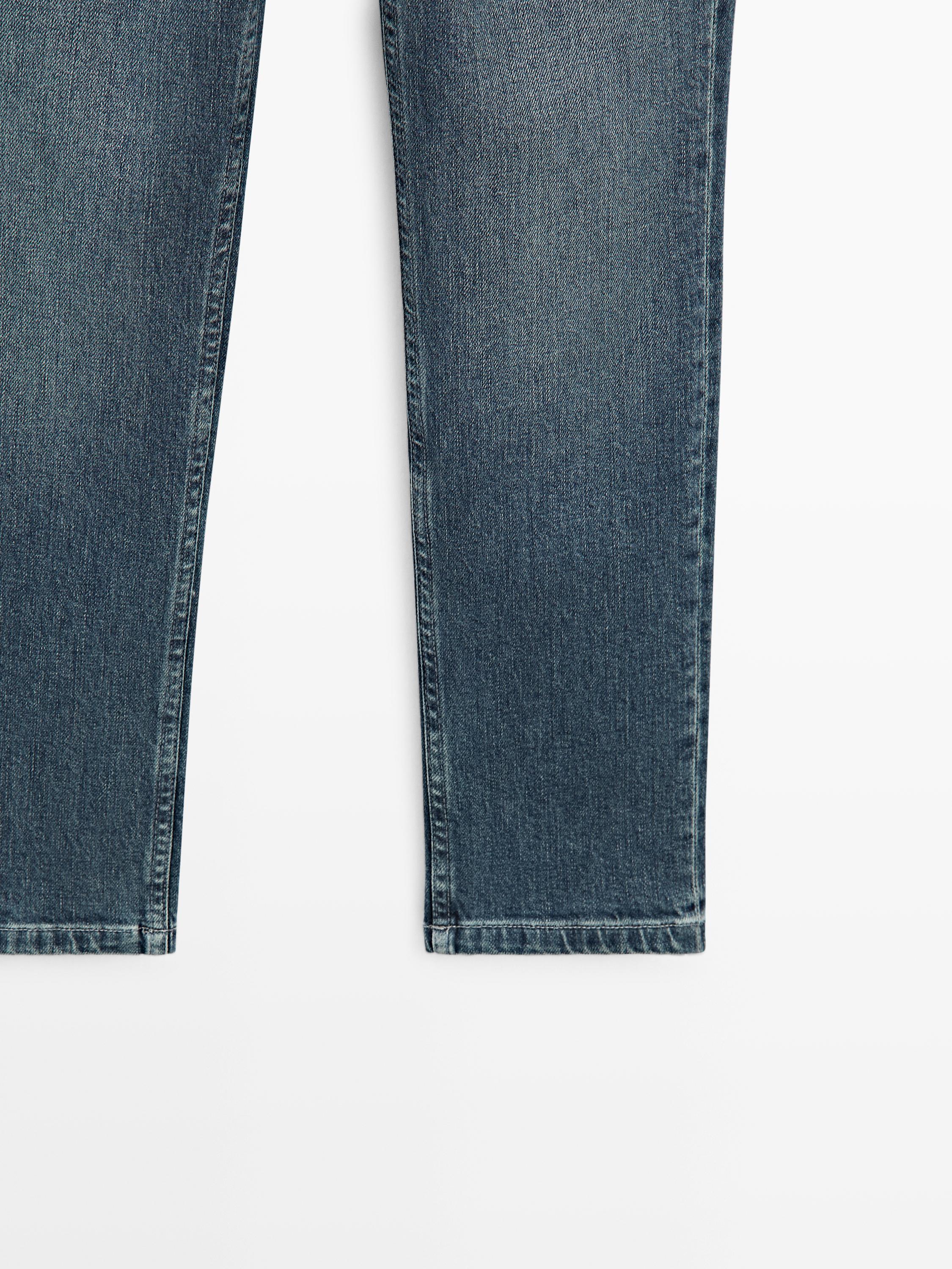 Jean slim cropped taille moyenne