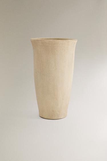 TERRACOTTA UMBRELLA STAND - White by Zara