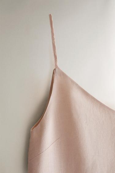 CHEMISE DE NUIT LIN - Rose de Zara - Image 2