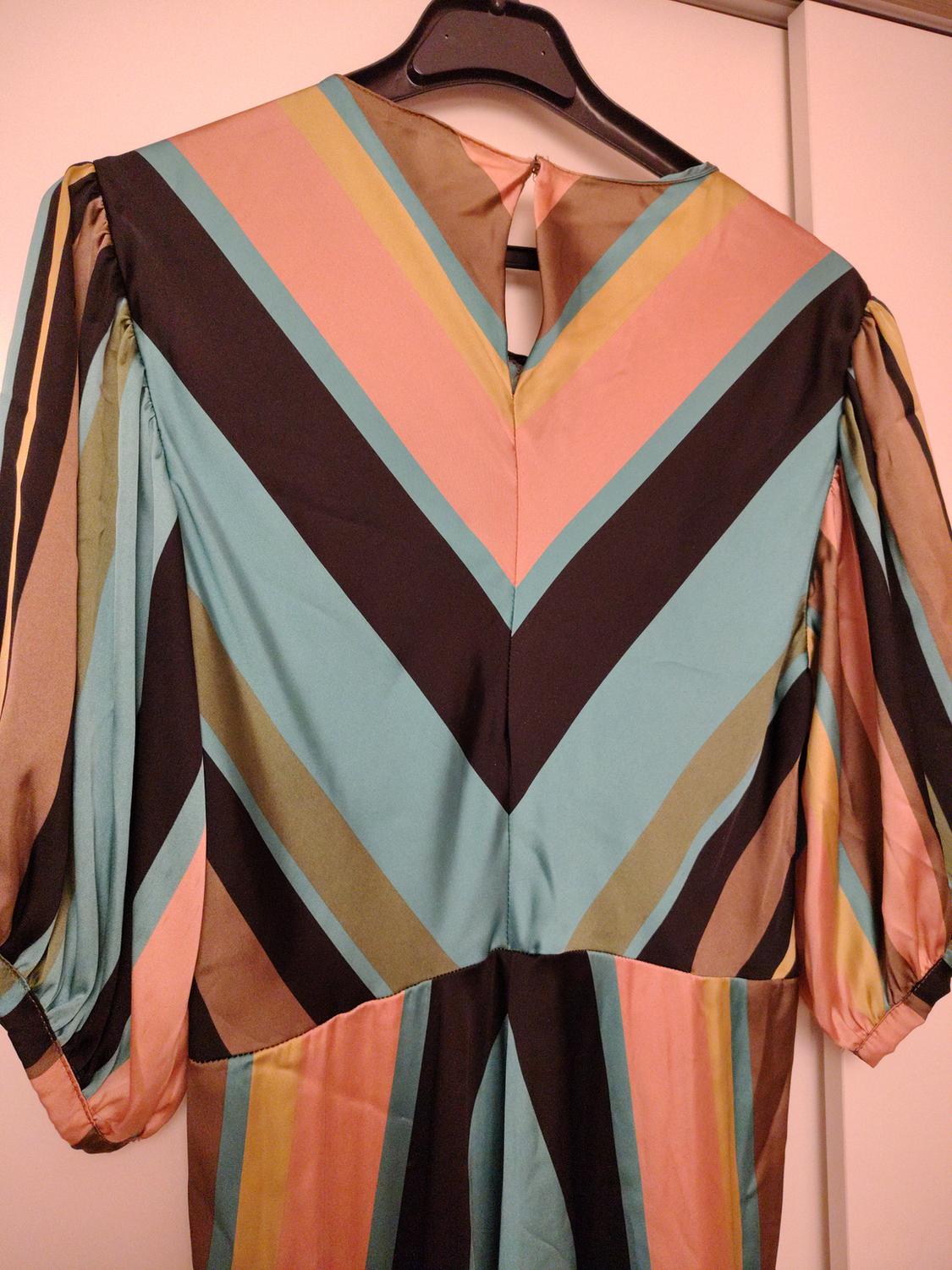 MULTICOLOURED STRIPED DRESS - Image 3